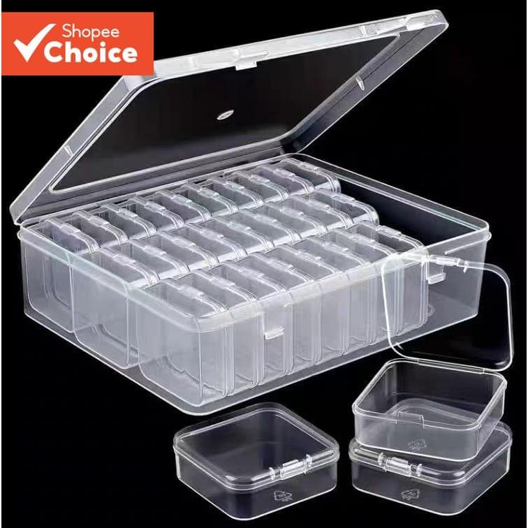 Caixa De Armazenamento De Broca De Pintura Diamante 5D DIY , Estojo Organizador De Contas E Strass Para Arte Em Unhas Ma