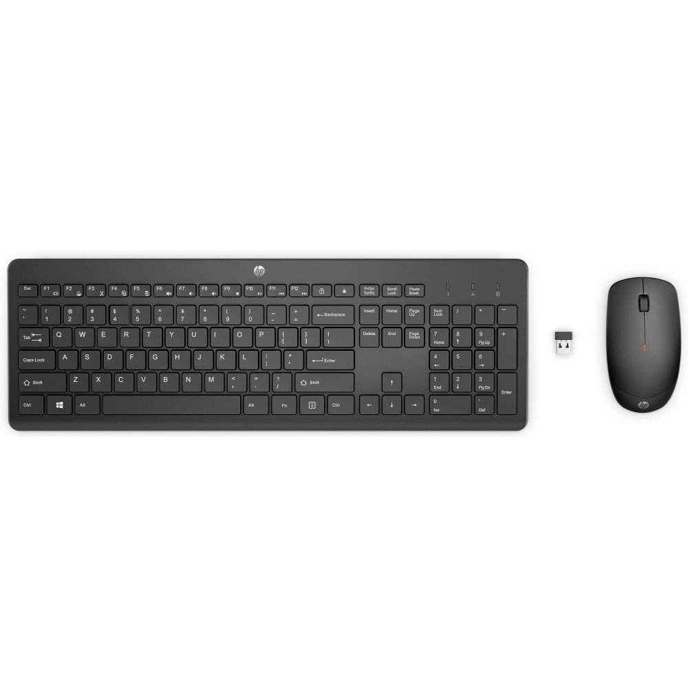 TECLADO E MOUSE SEM FIO SEM FIO HP 230 PRETO