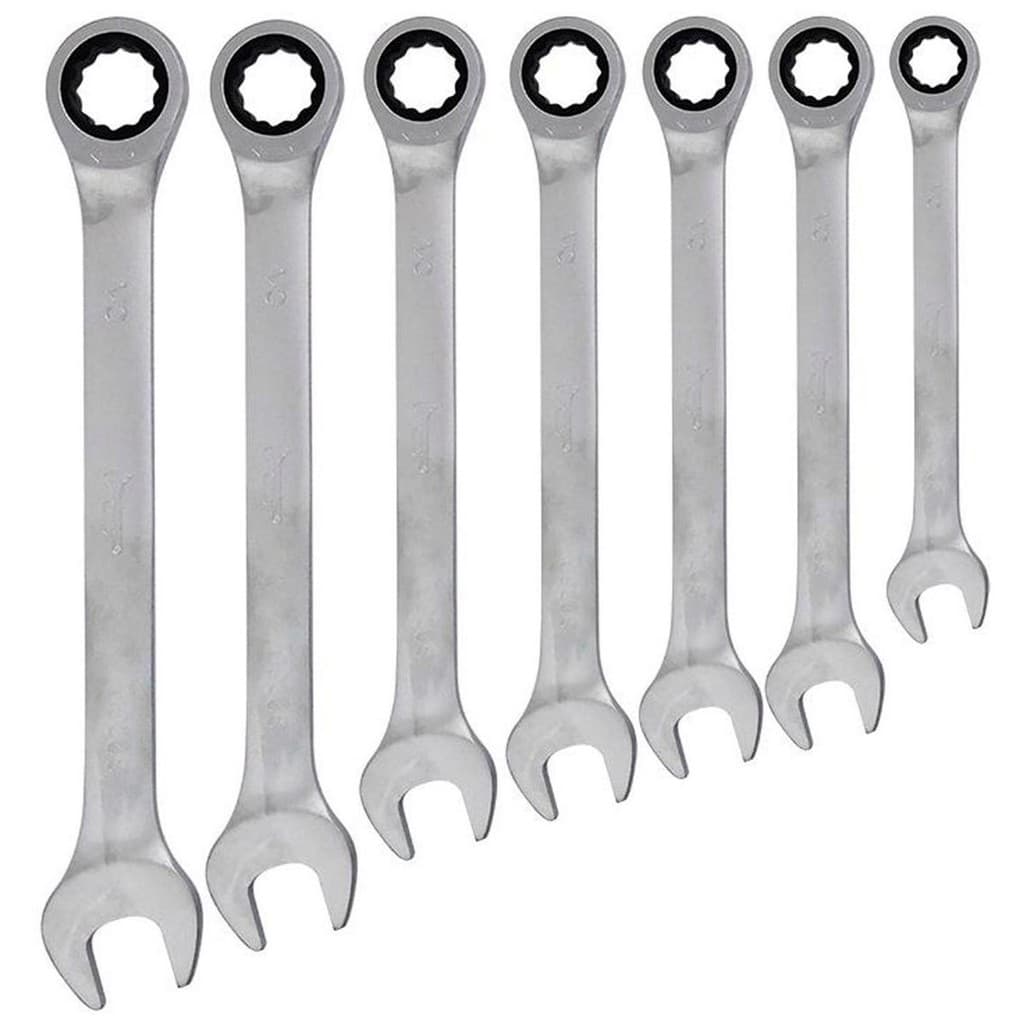 Jogo de Chave Combinada com Catraca 7 Peças 8–19mm 3226070 CORNETA
