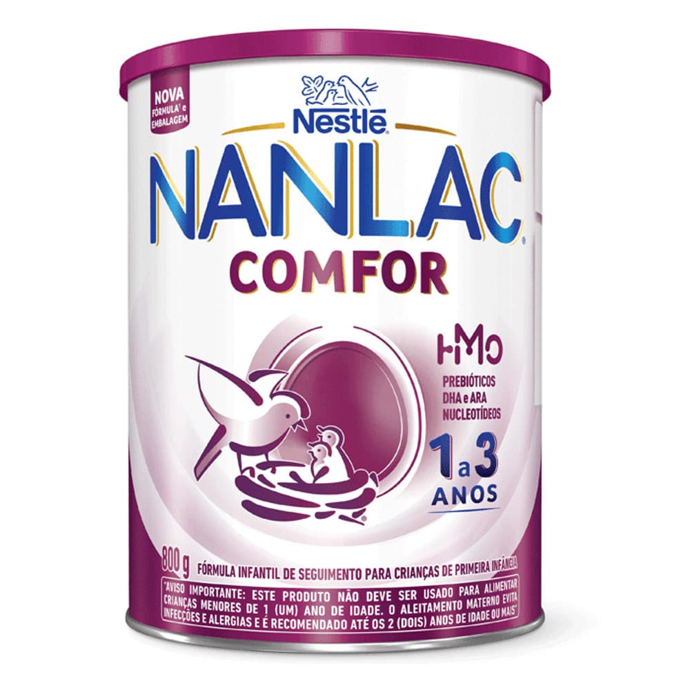 Fórmula Infantil NAN Comfor 2 Nestlé 6 a 12 meses 800g