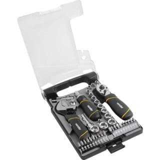 Kit Jogo De Soquete Catraca E Ferramentas Vonder 40 Peças Completo Resistente Uso Profissional