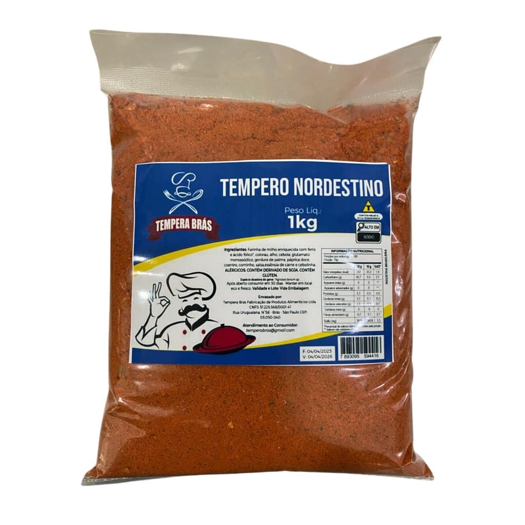 Tempero Sabor Do Nordeste Tempero Nordestino Linha Premium Tempera Brás
