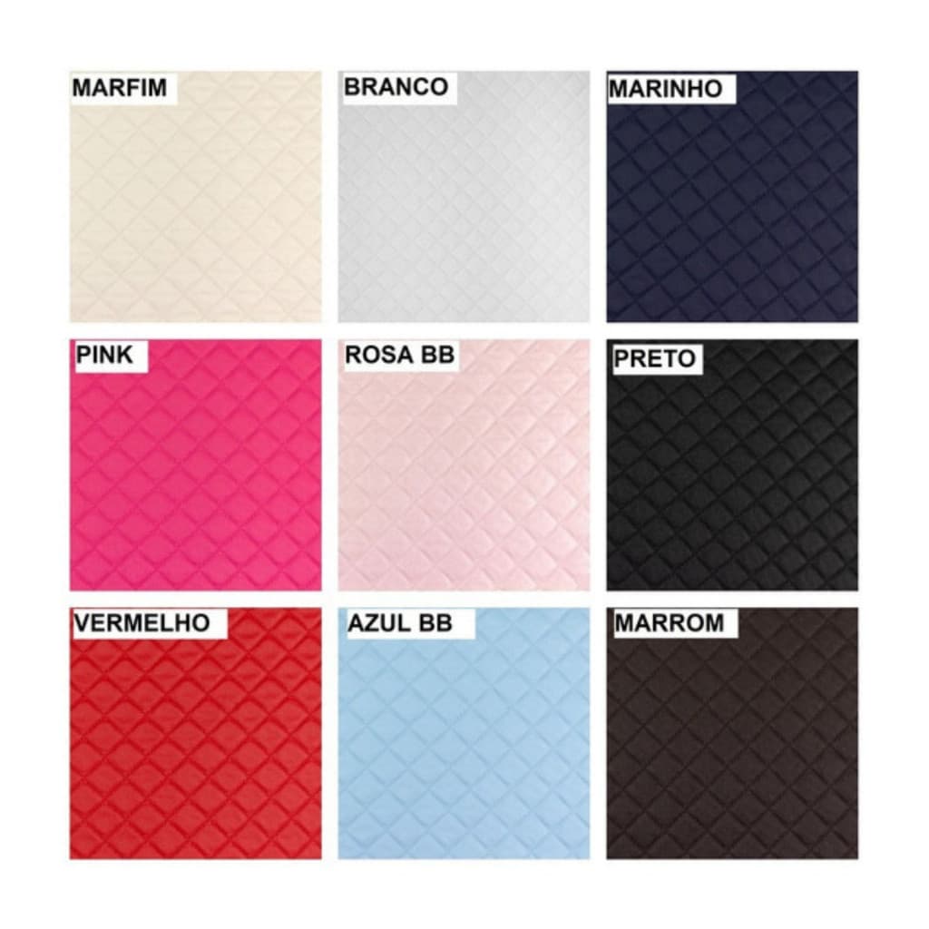Tecido PVC Corino Matelasse Matelado para Forro Forração de Cadeira Sofa Bolsa Patchwork Artesanato