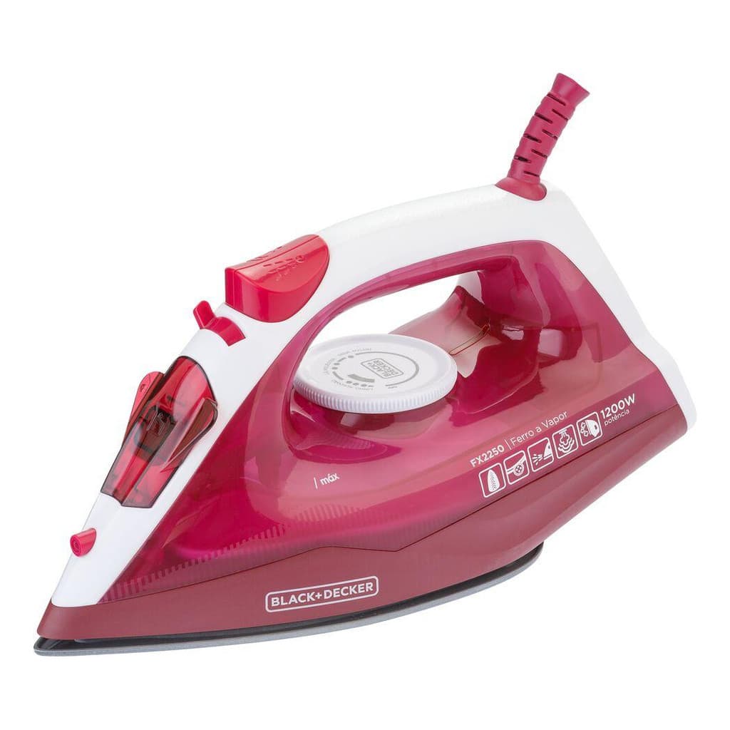 Ferro de Passar Roupa a Vapor Black Decker FX2250 127V Spray Frontal