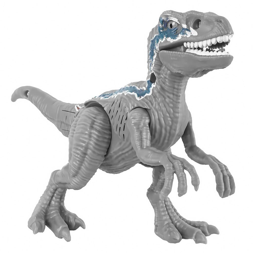 Boneco Dinossauro Raptor Articulado Com Som Luz Interativo Velociraptor Realista For Kids