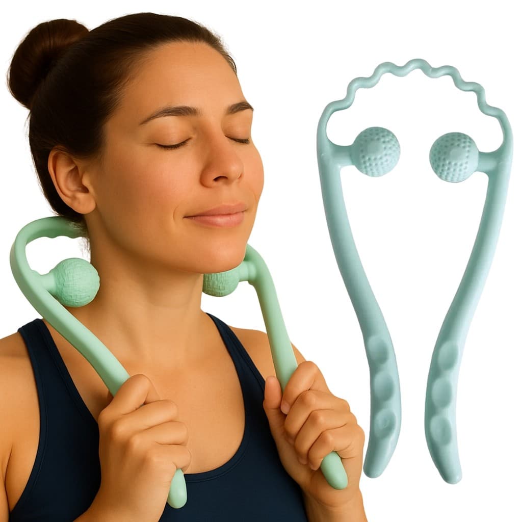 Massageador Relaxante Muscular Manual Para Pescoço R27 Acte