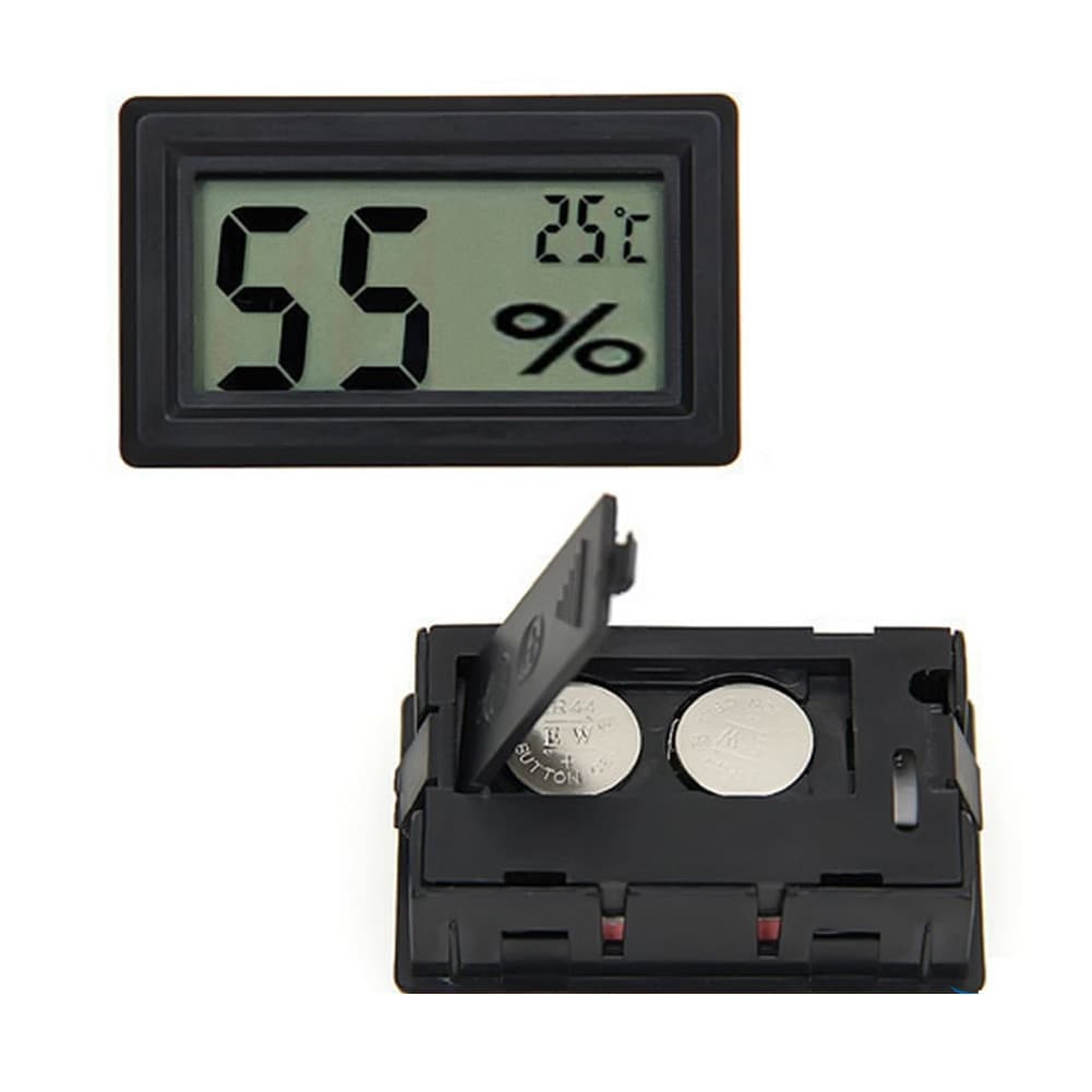 Termômetro Lcd Digital De Temperatura E Umidade - Higrômetro