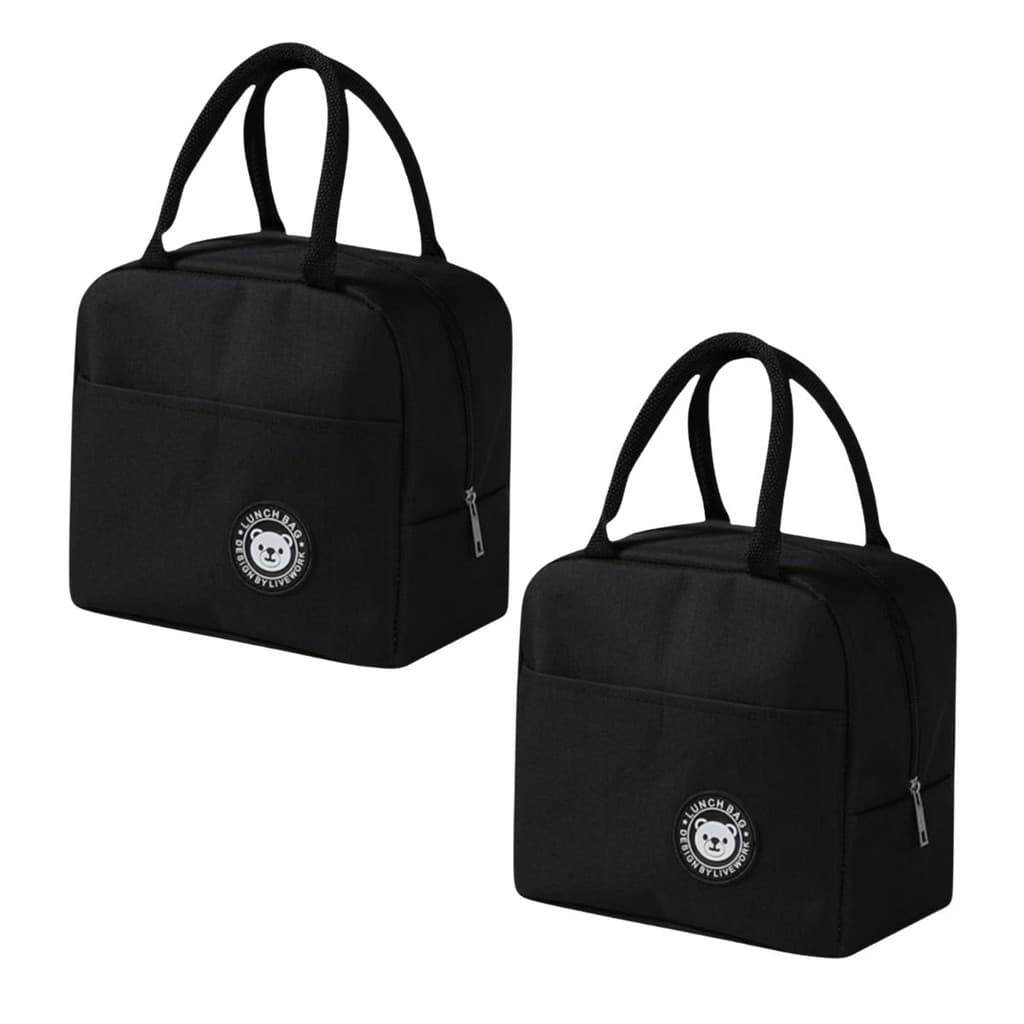 Kit 2 Bolsa Feminina Pequena Térmica Viagens Fitness Listras De Alta Qualidade		