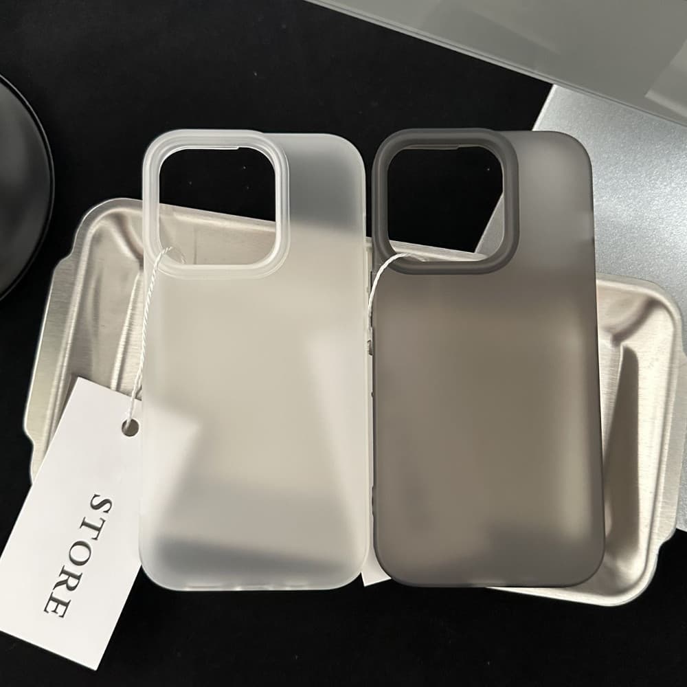 Fosco Transparente Caso De Telefone Para iPhone 17 16 15 14 13 12 11 18 Pro Max Plus XR XS Macio TPU Capa