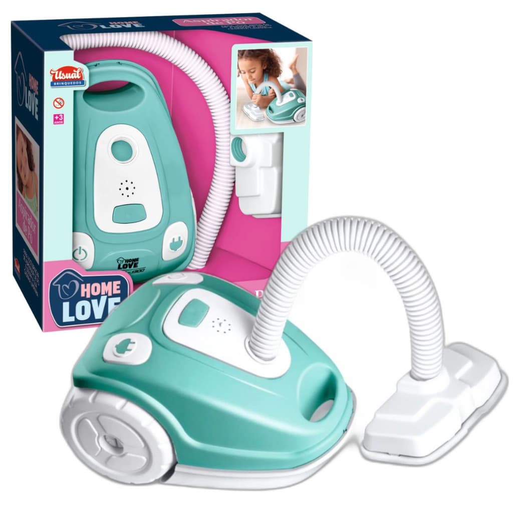 Brinquedo Aspirador de Pó Infantil  para Menina Educativo - Usual Brinquedo