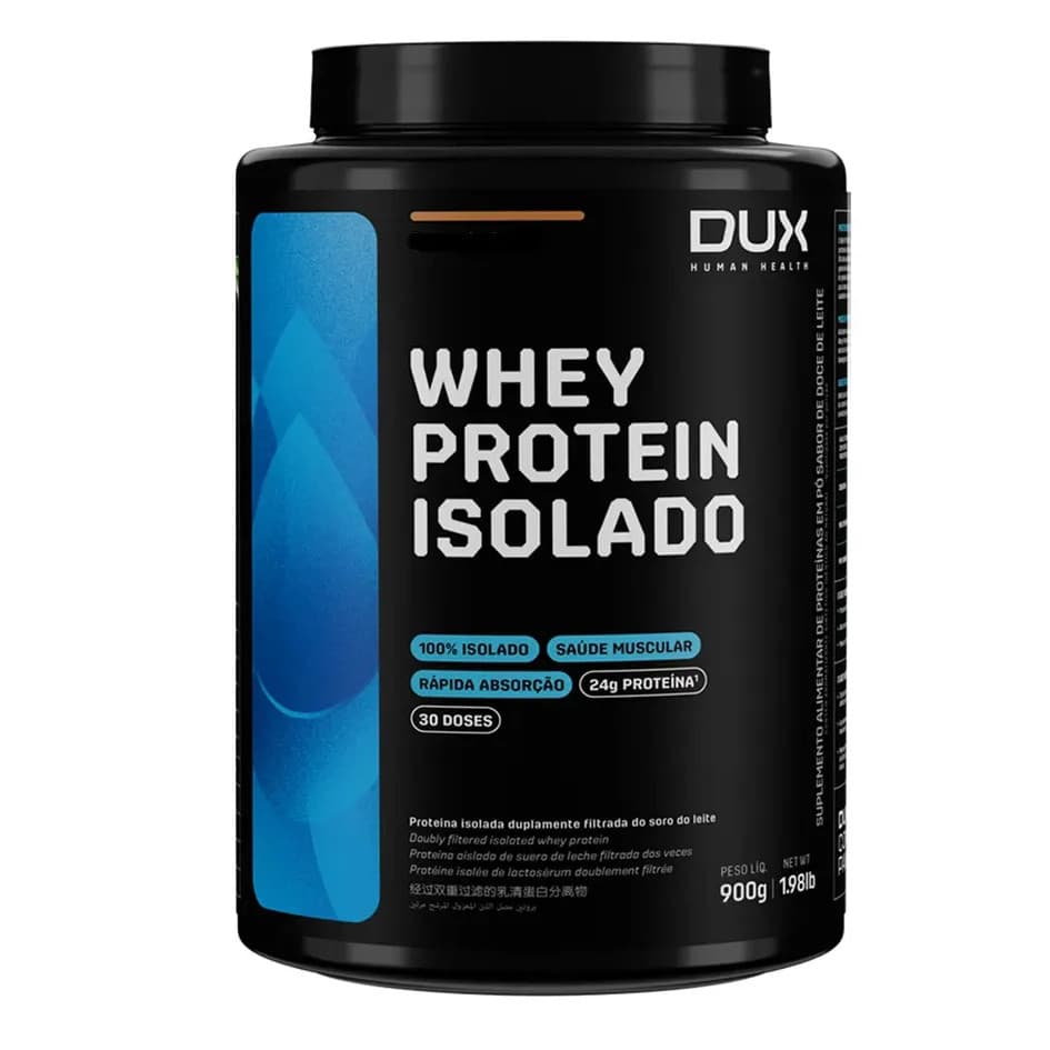 WHEY PROTEIN ISOLADO 900G CHOCOLATE DUX
