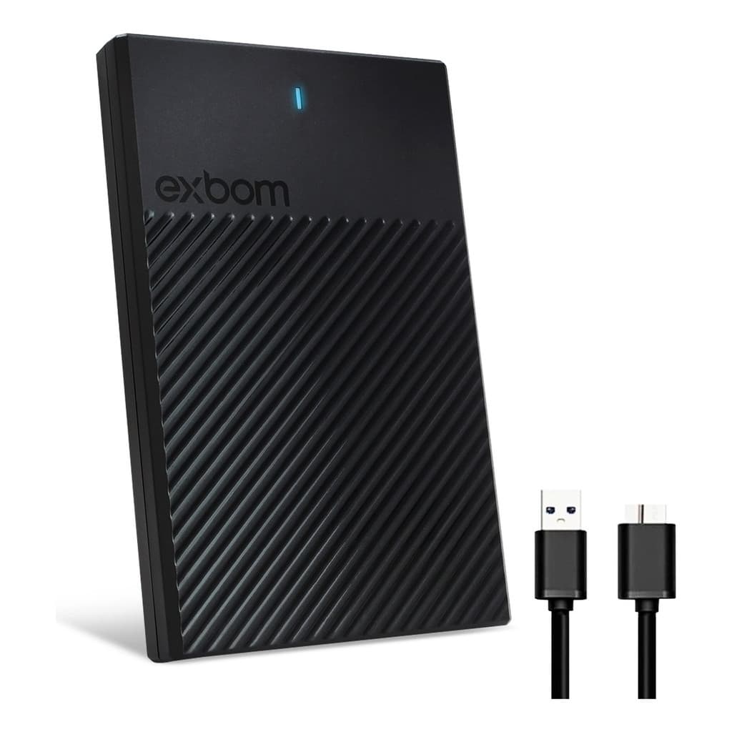 Case Hd Externo Usb 3.0 Para Hdd Sata 2.5 Ssd Plug And Play