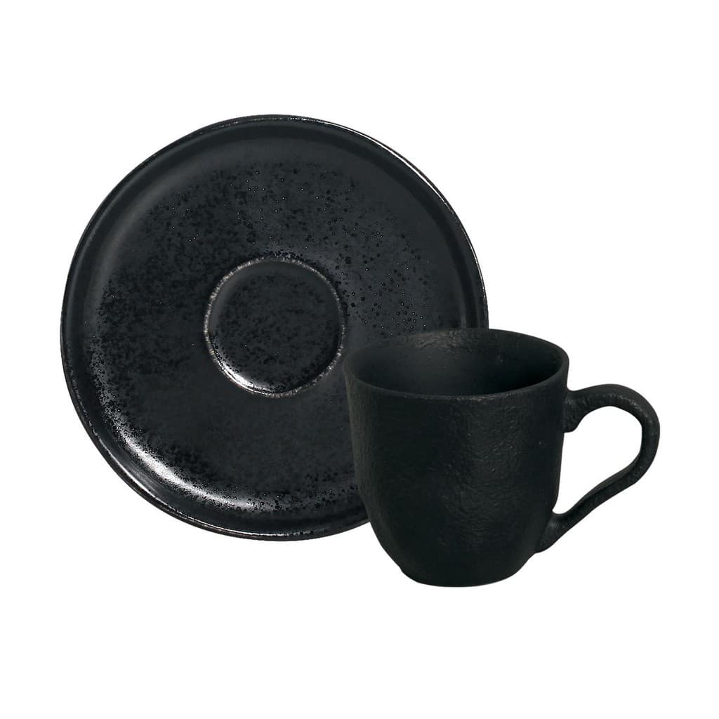 Conjunto com 6 Xícaras De Chá Orgânico 170ml com 6 Pires Bio Eclipse