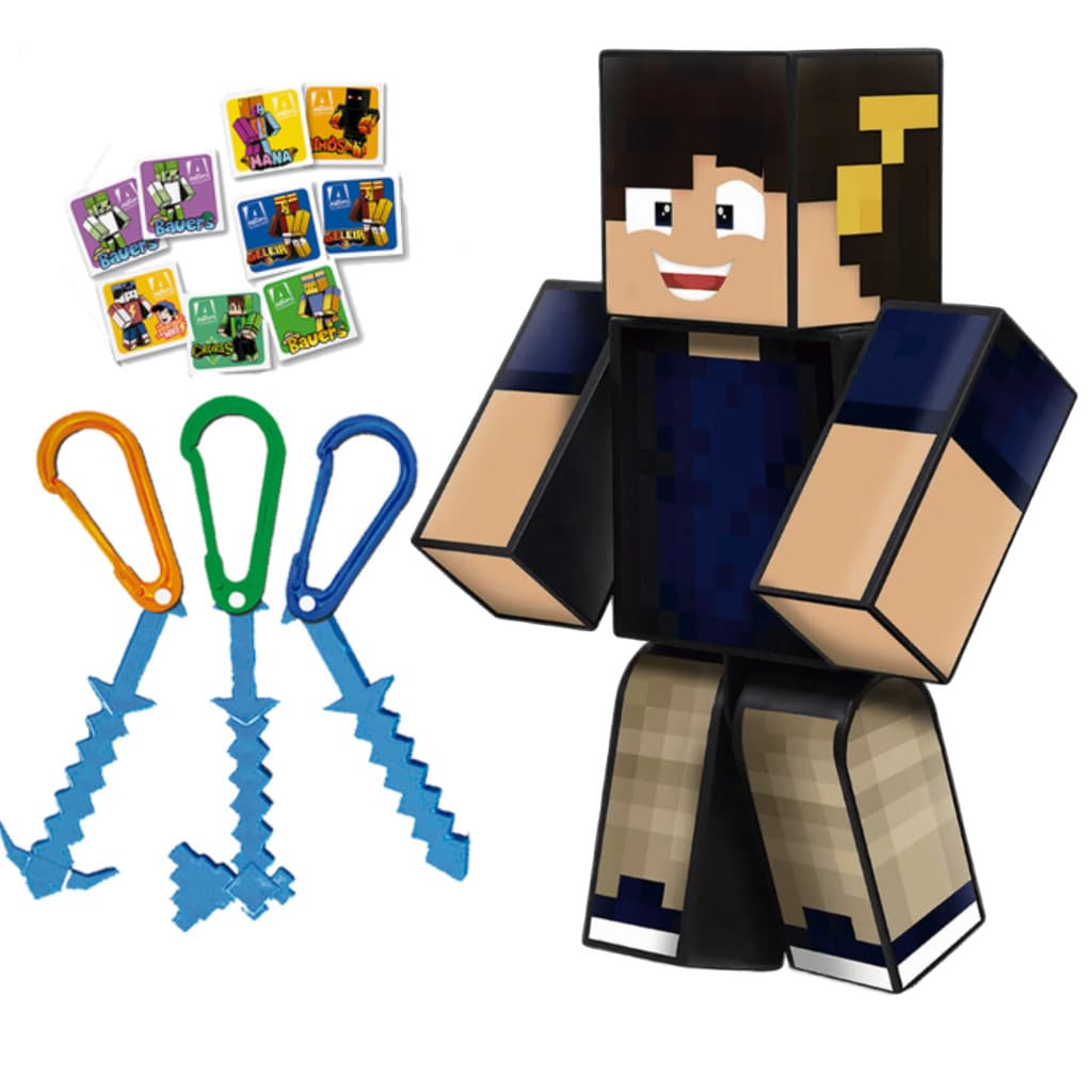 Boneco Marcelo DRV 25Cm Mine Turma Problems Articulado