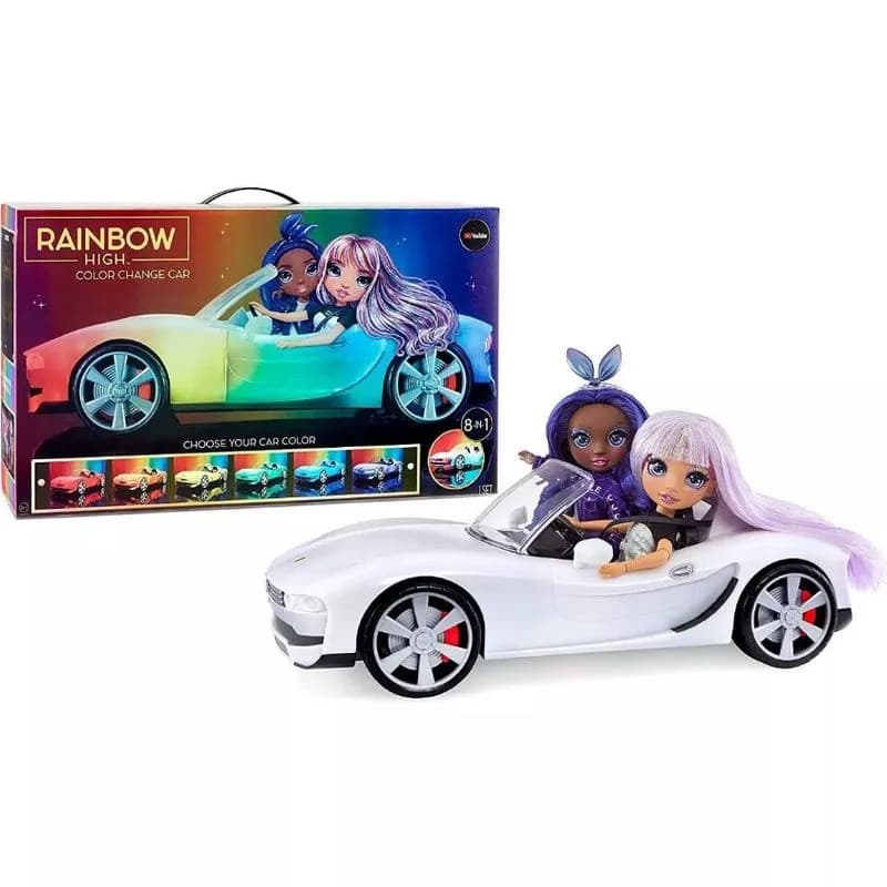 Carro Rainbow High 8-in-1 Color Changing Muda De Cor - MGA