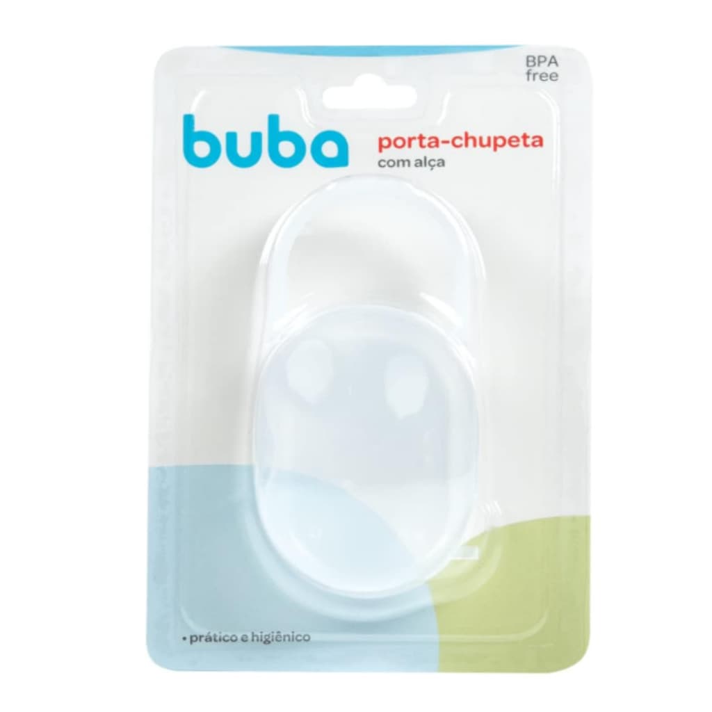 Porta Chupeta Estojo para Chupeta Porta Bico Buba Transparente