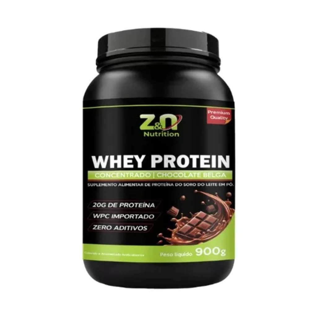Whey Protein Sabor Chocolate Belga Z&N Nutrition 900g