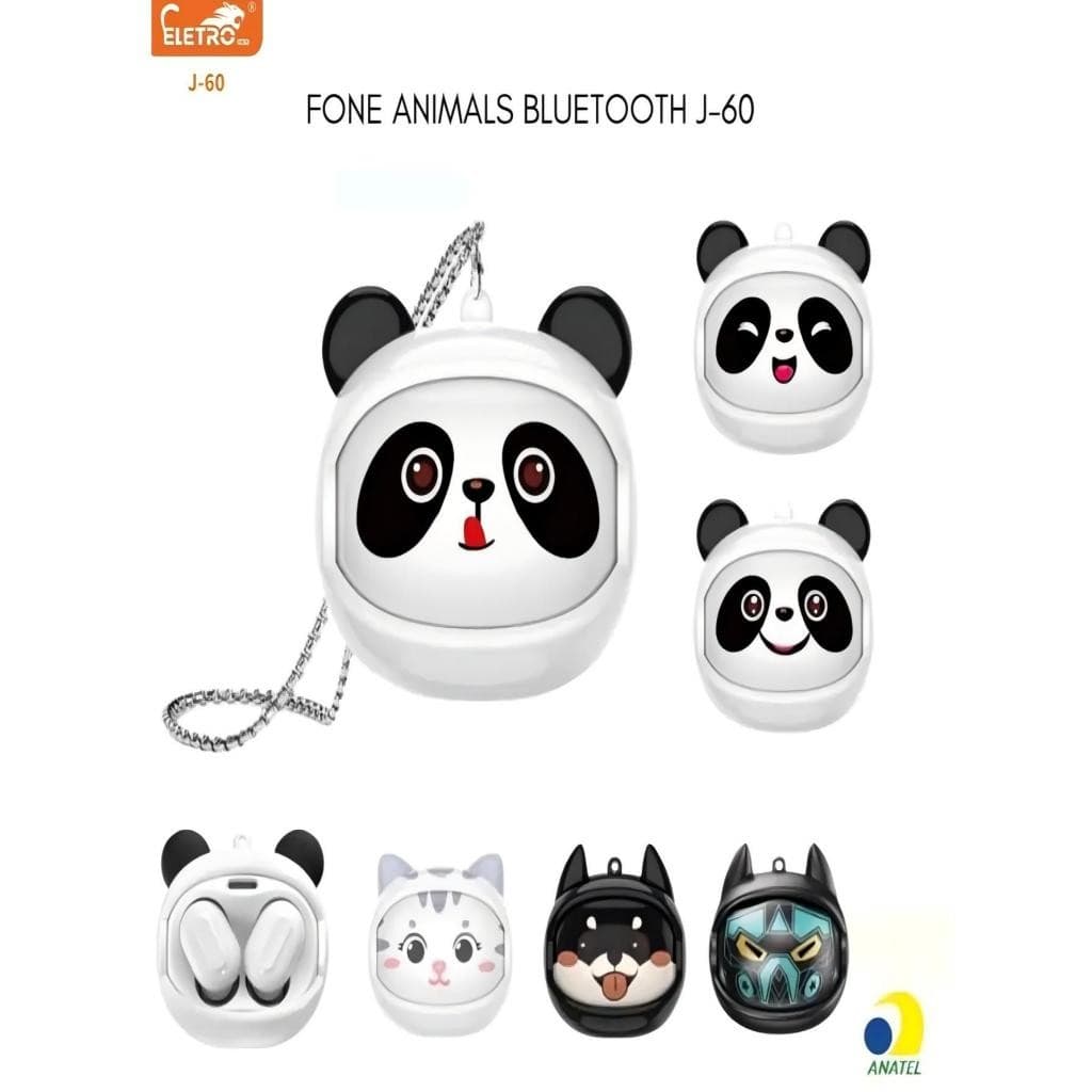 Fone Bluetooth 5.3 Personagens Humor Fone De Ouvido Sem Fio