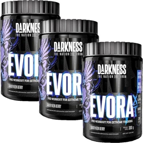 Kit 3 Évora XT Darkness Sabor Neon Berry