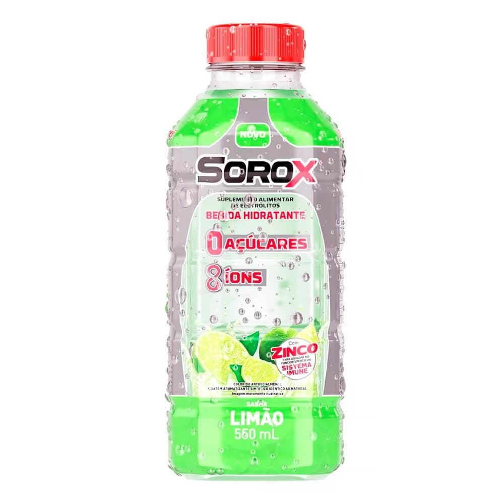 Sorox Limão Hidrotônico Zero Açúcar 8 Ions 550ml