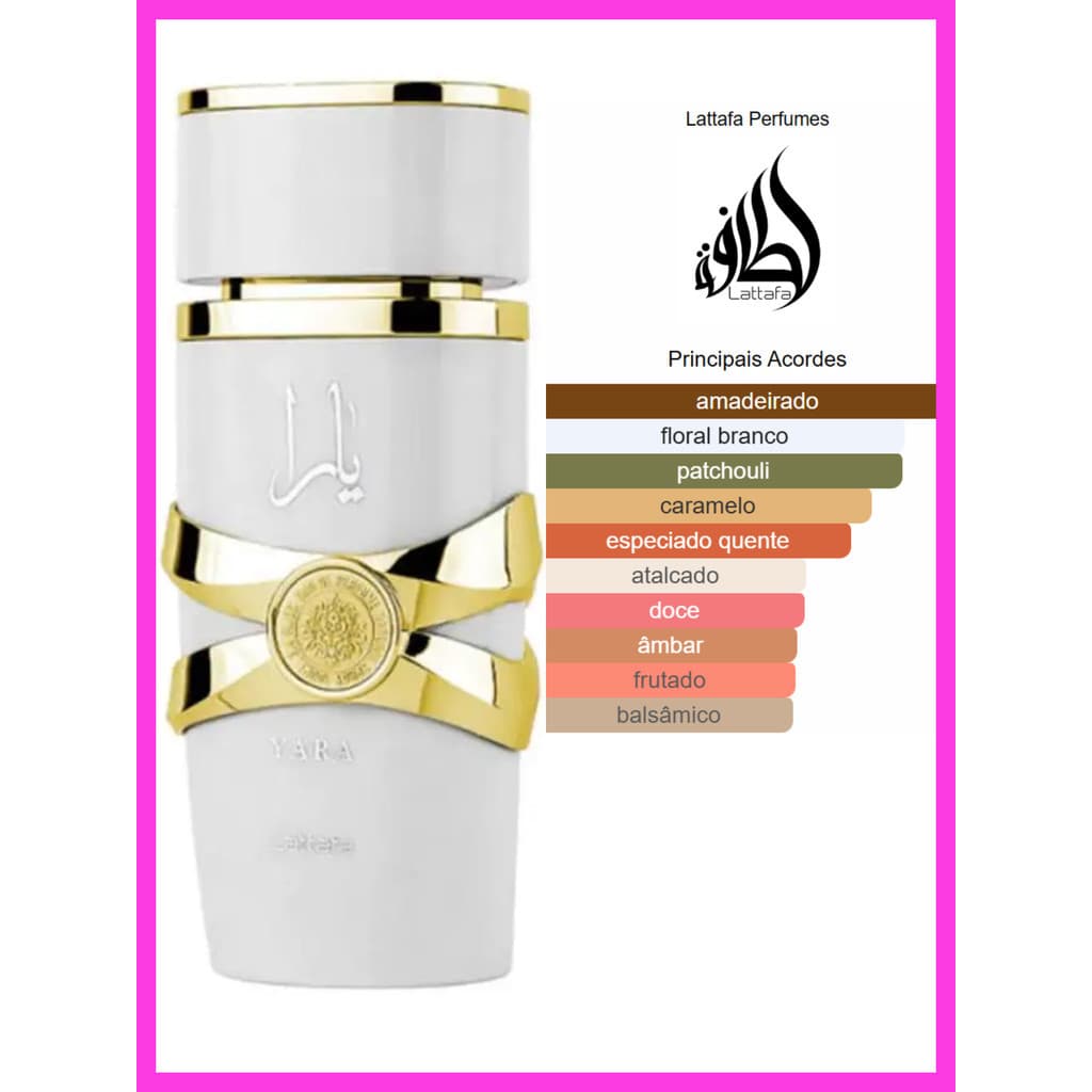 Perfume Árabe Feminino Yara Moi Edp 100ml Lattafa | Original | Importado | Lançamento