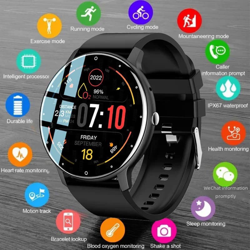 Novo SmartWatch Relógio Inteligente GPS Assistente De Voz Bluetooth Chamada IP67 À Prova Dip67 Água Das Mulheres Dos Hom