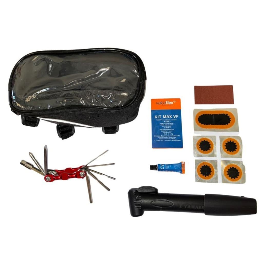 Bolsa Com Kit Ferramenta e Remendo Completo Importado