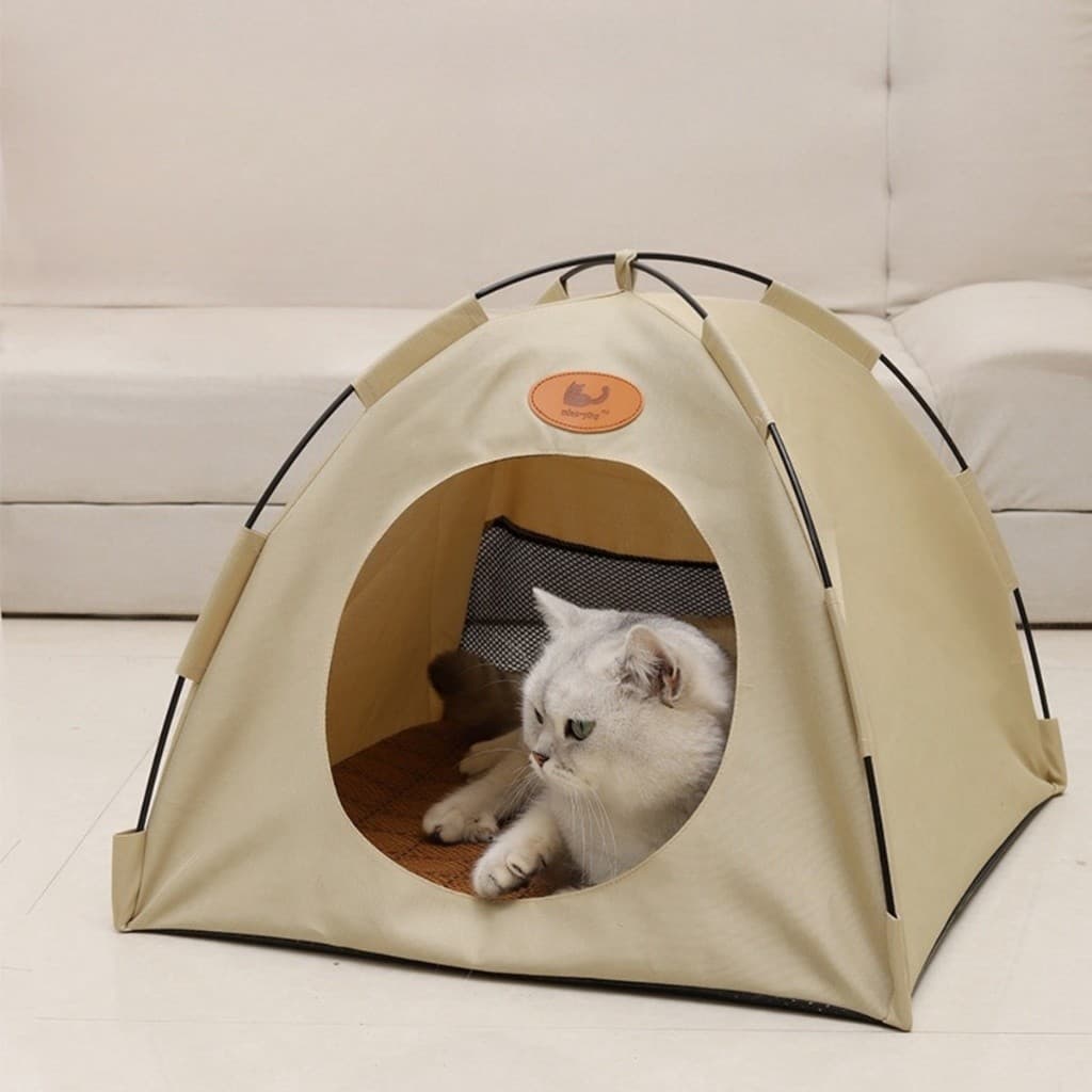 Cama Barraca Tenda Para Cães E Gatos Casinha Pet Confortavel Portatil Dobravel Pratica Casa Apartamento Mae de Pet