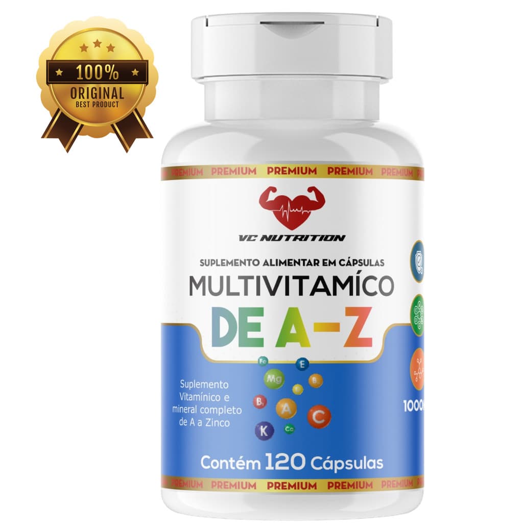 multivitaminico 1000mg, polivitaminico homem e mulher, vitamina completa 120 capsulas 1000mg,