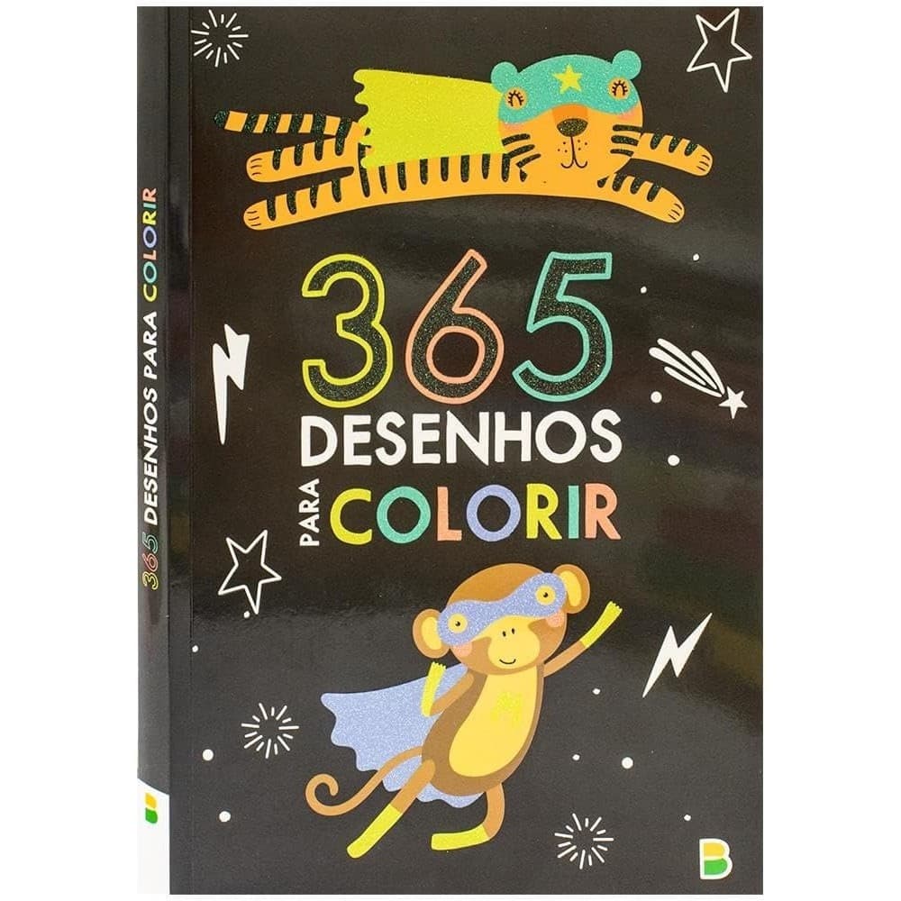 365 Desenhos para Colorir | Preto
