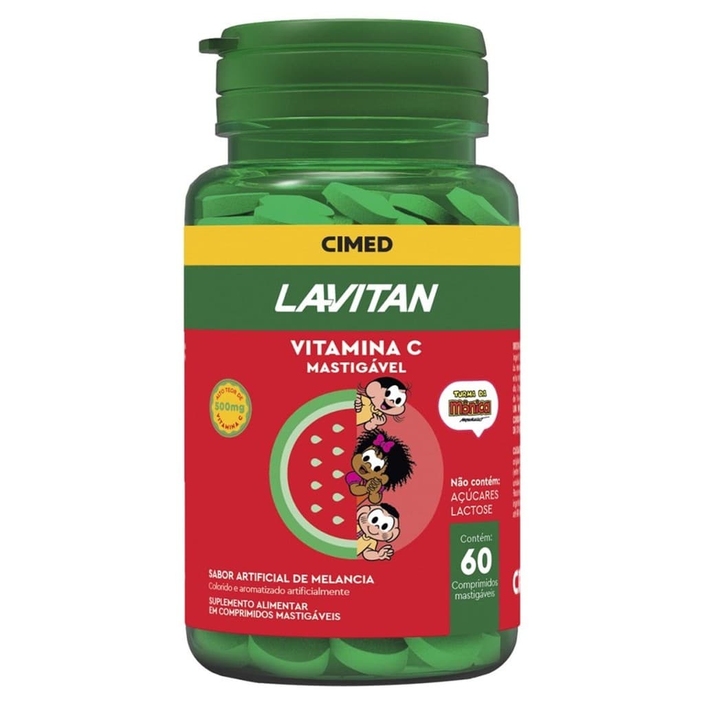 Suplemento Imunidade Vitamina C Infantil 60Cp Cimed Lavitan