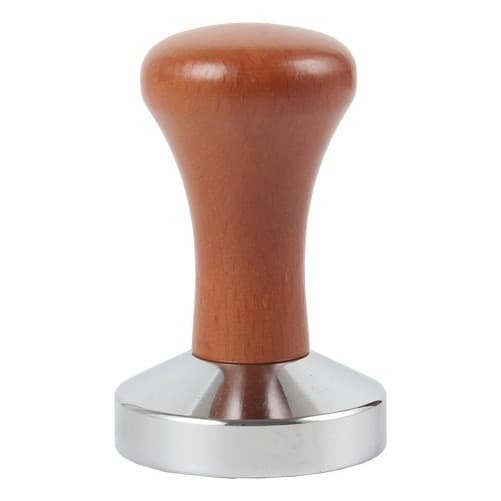 Tamper Compactador De Café Expresso Em Inox De Madeira 54 Mm