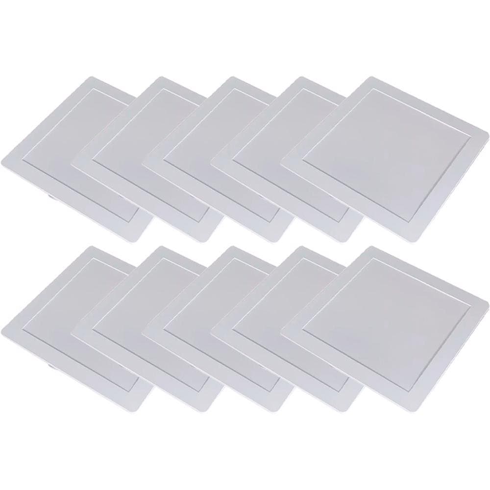 Kit 10 Luminárias Plafon LED Quadrado de Embutir 18W - 6500K (520,0010) - Noll LED