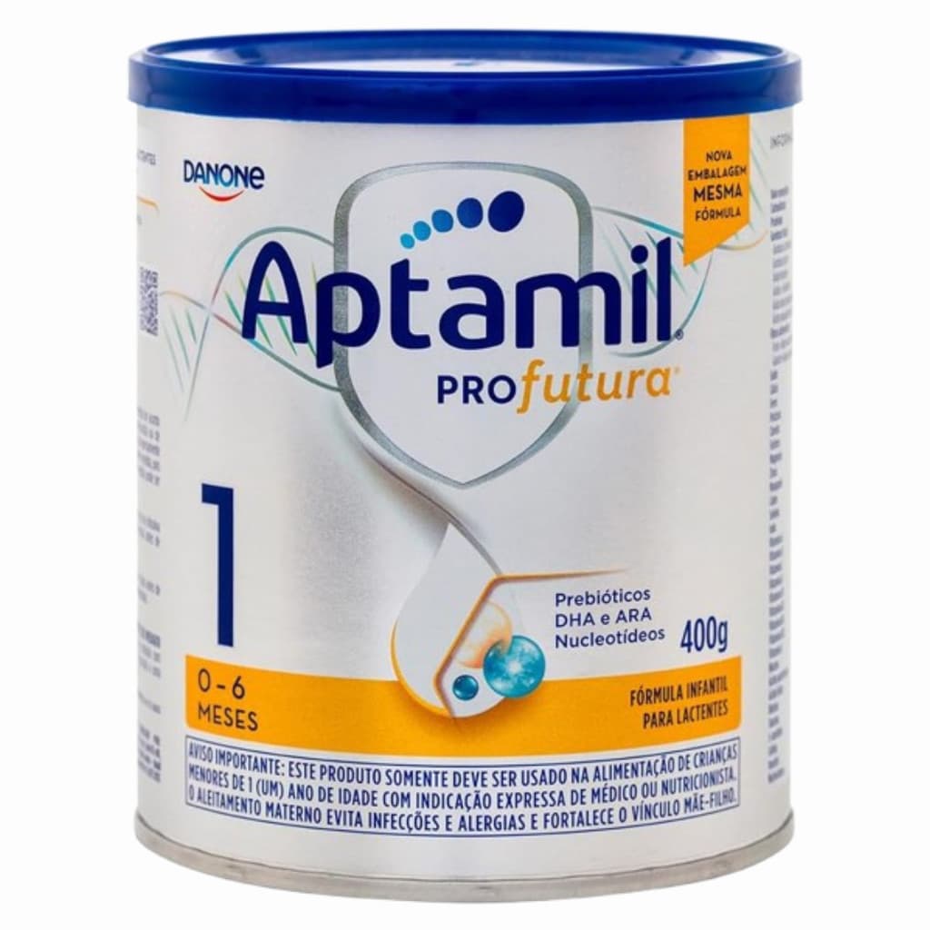 Fórmula infantil leite em pó  Aptamil Profutura 1 Danone  400g