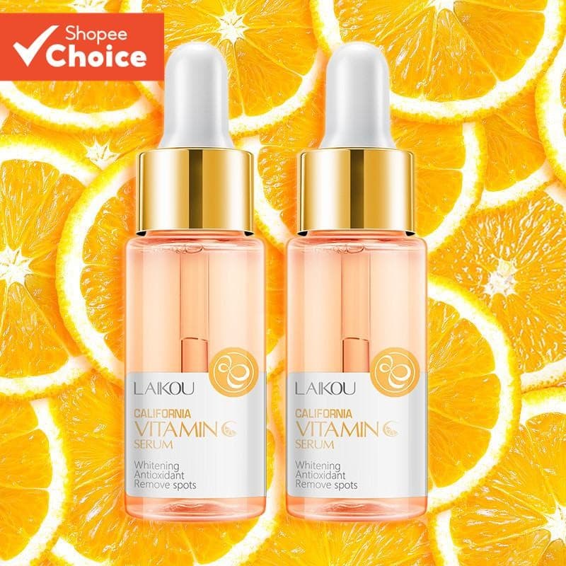LAIKOU Vitamina C Serum Clareador Anti-Rugas Essência Sarda Cuidados Com A Pele 2pcs