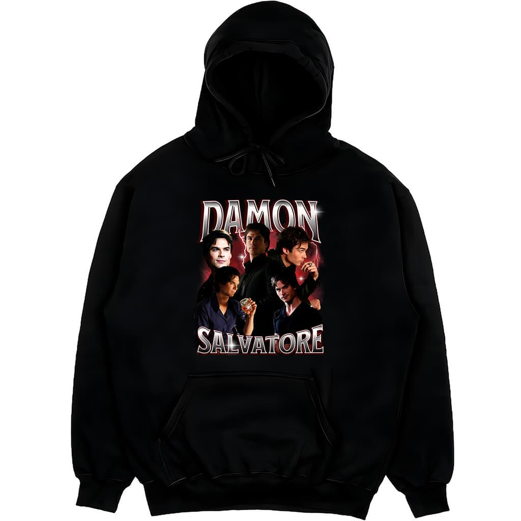 Moletom Casaco Personagem Damon Salvatore Ian Somerhalder Personagem Ator Diário De Um Vampiro