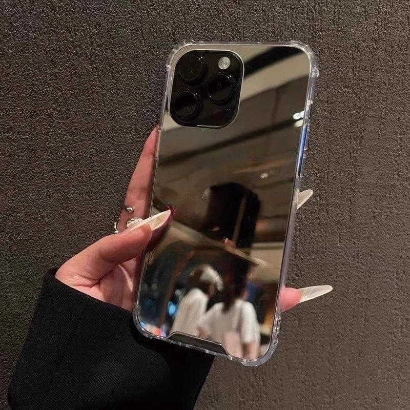 Maquiagem Espelho Caso De Telefone Para iPhone 16 15 14 13 12 11 Pro Max XS X XR 7 8 Plus SE 2022 2020 Capa À Prova De C