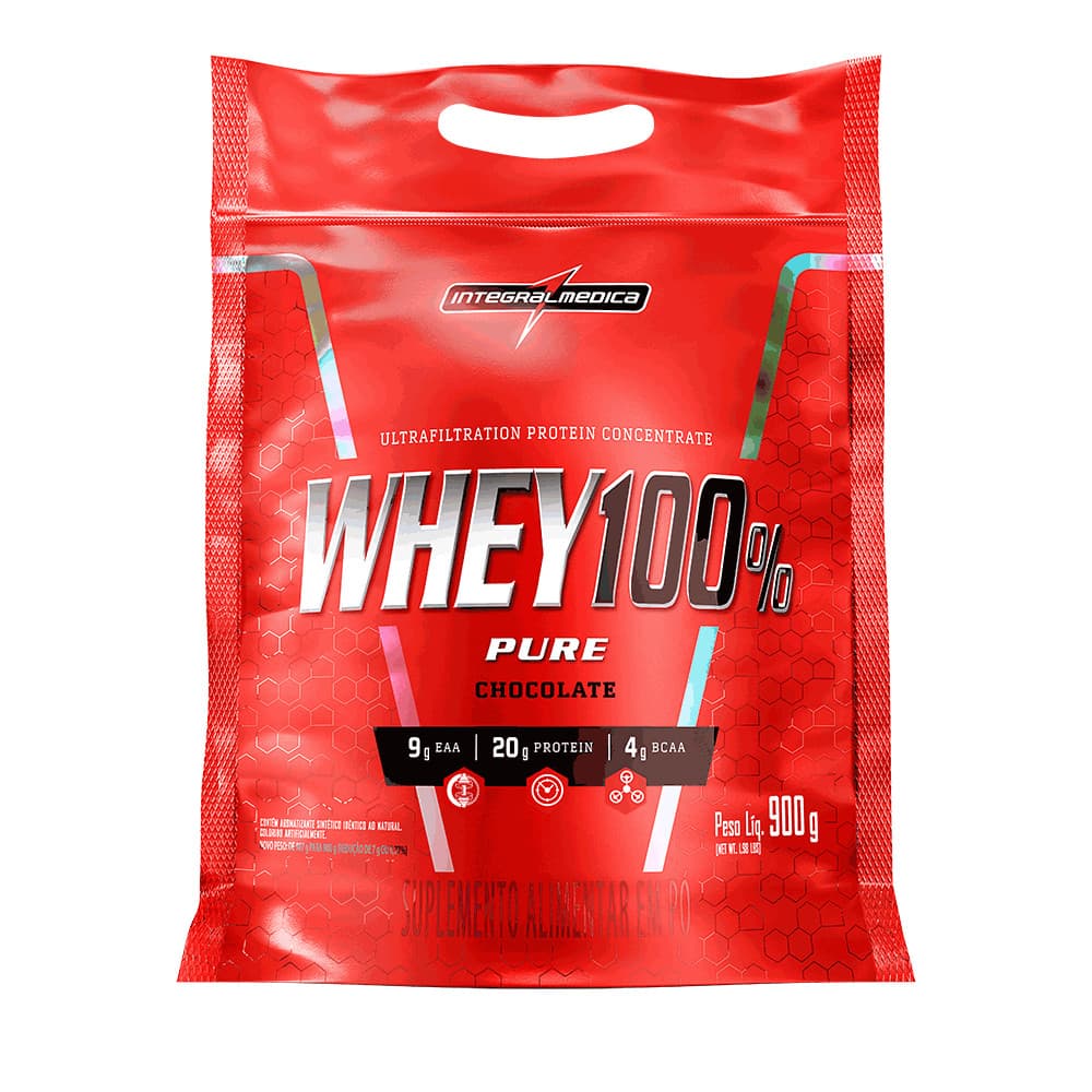 WHEY PROTEIN 100% PURE SC CHOCOLATE 900G INTEGRAL