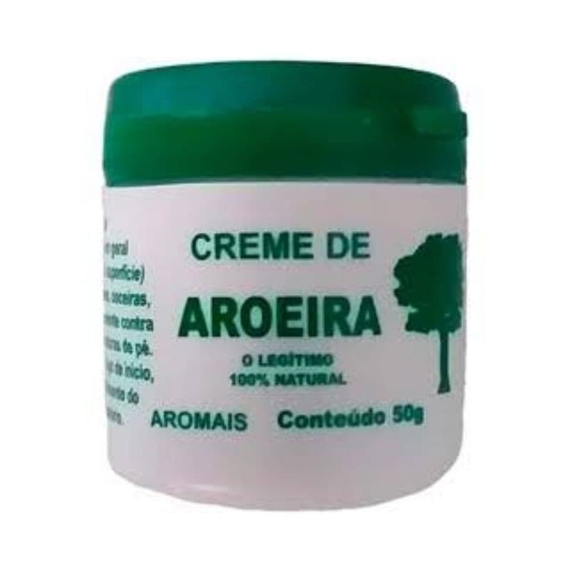 kit com 6 unid. creme de aroeira, pomada 50gr