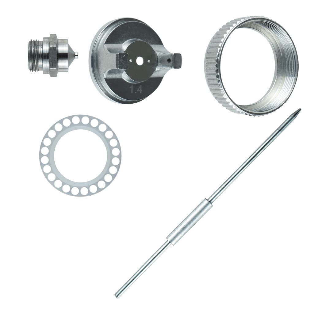 Kit Reparo Reposição Bico 1,4mm Agulha / Capa De Ar Para Pistola Pintura S990 Completo
