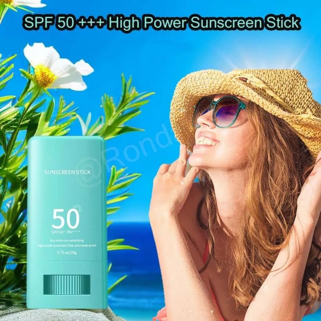 Protetor solar clareador hidratante refrescante creme protetor solar isolamento à prova d'água bastão protetor solar