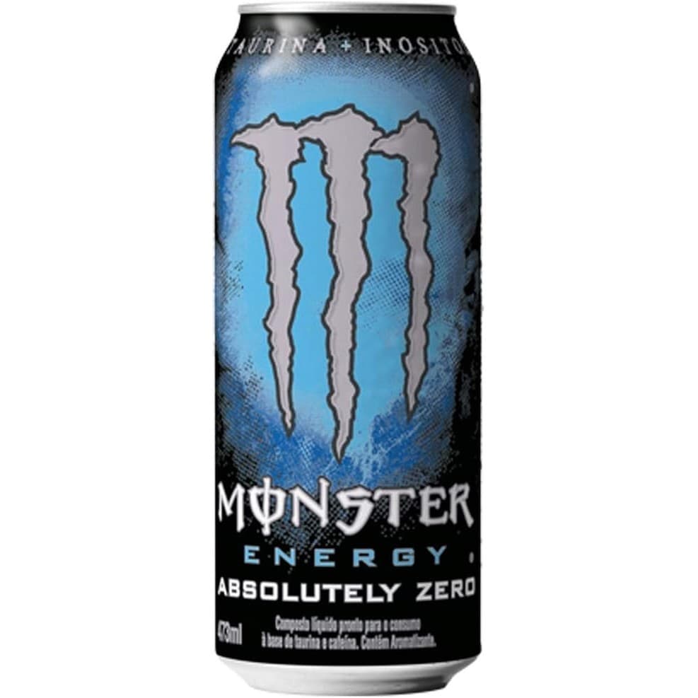 Pack com 6 Energy Absolutely Zero Monster 473ml