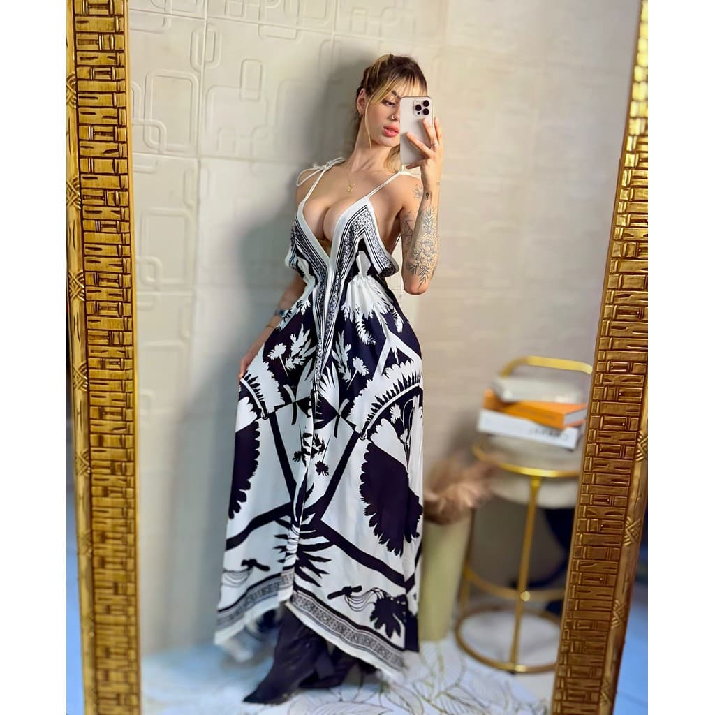 Vestidos elegantes dois lenço costa nua feminino Vestido elegante vestido ponta indiano