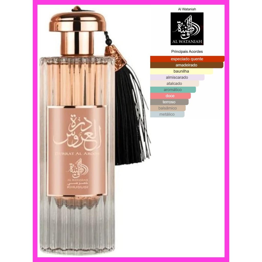 Perfume Árabe Feminino Durrat Al Aroos Al Wataniah 85ml Edp Original | Importado