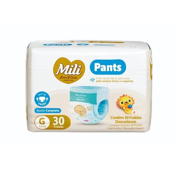 Fralda Mili Love e Care PANTS (shortinho) G