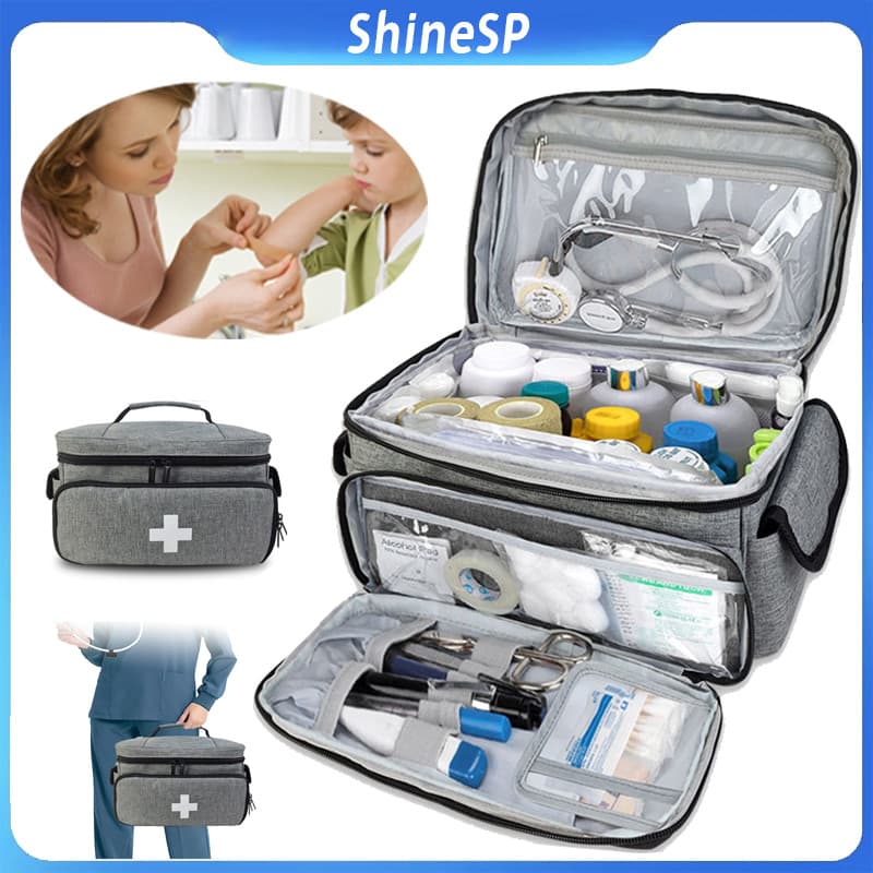 Bolsa Médica Organizadora De Cuidados A Domicilio Profission Kit De Primeiros Socorros Portátil