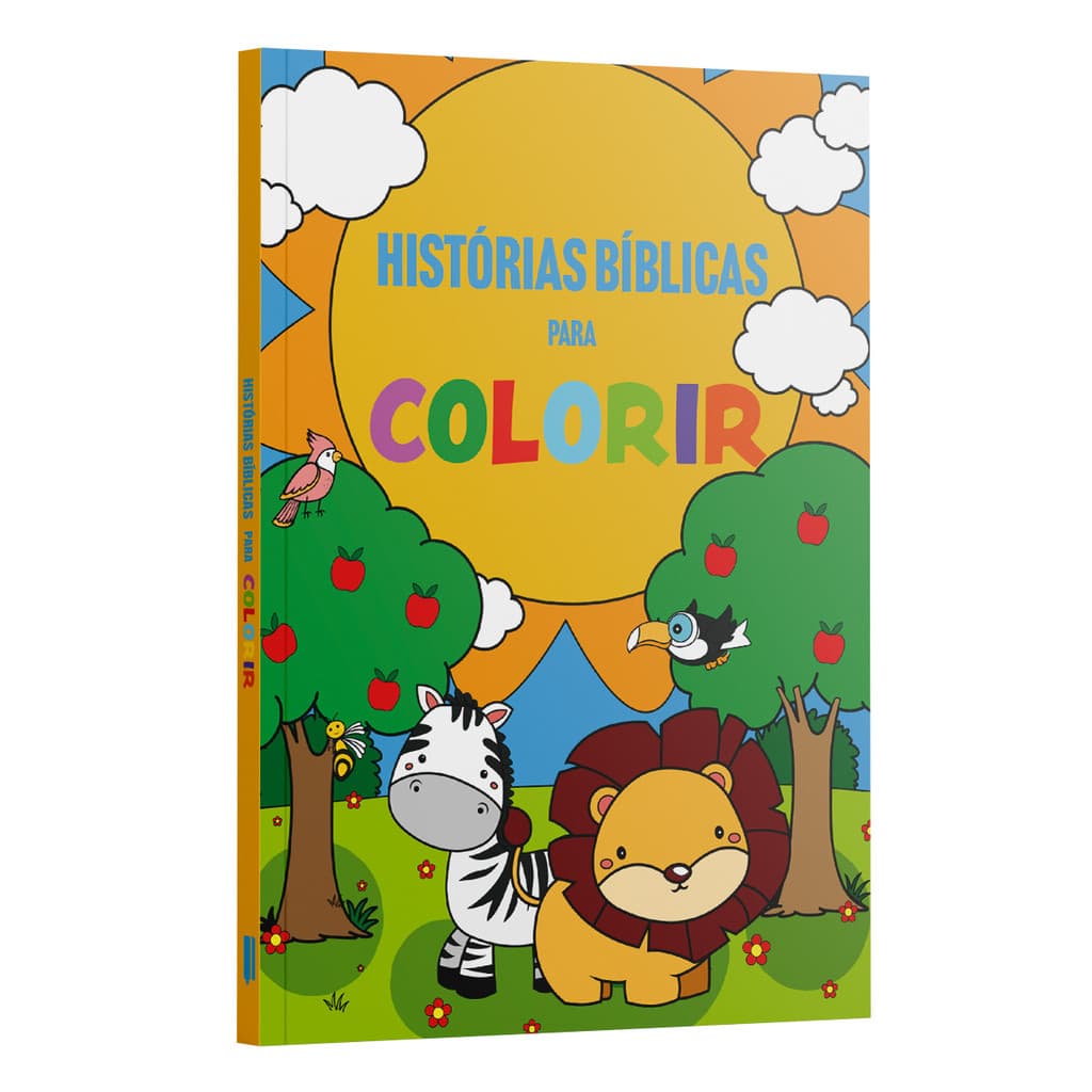 Histórias Bíblicas Para Colorir | Capa Animaizinhos de Deus | Aprendizado Lúdico Infantil