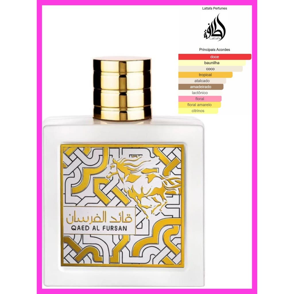 Perfume Árabe Feminino Al Fursan Unlimited EDP 90ml Lattafa | Original | Importado