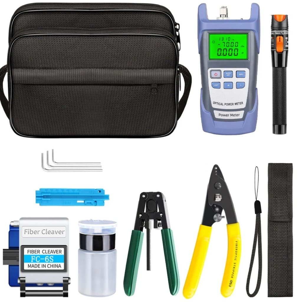 Kit Bolsa De Ferramentas Fibra Optica Completo Profissional
