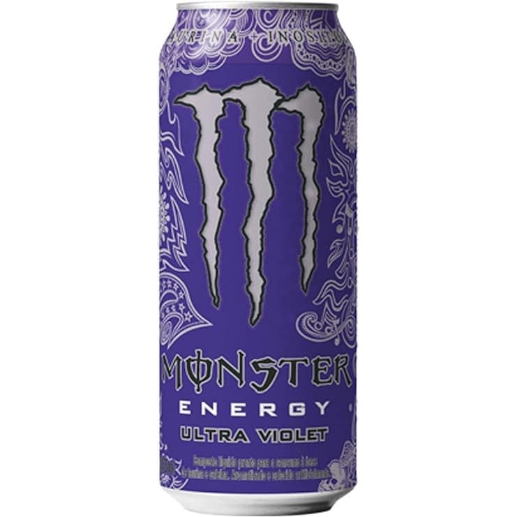 Pack com 06 Energético Monster Energy Ultra Violet 474ml
